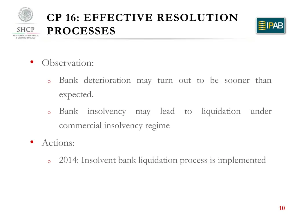 cp 16 effective resolution processes