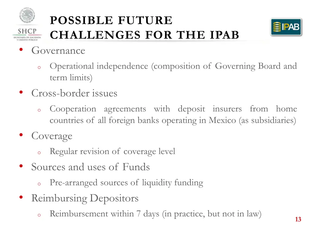 possible future challenges for the ipab