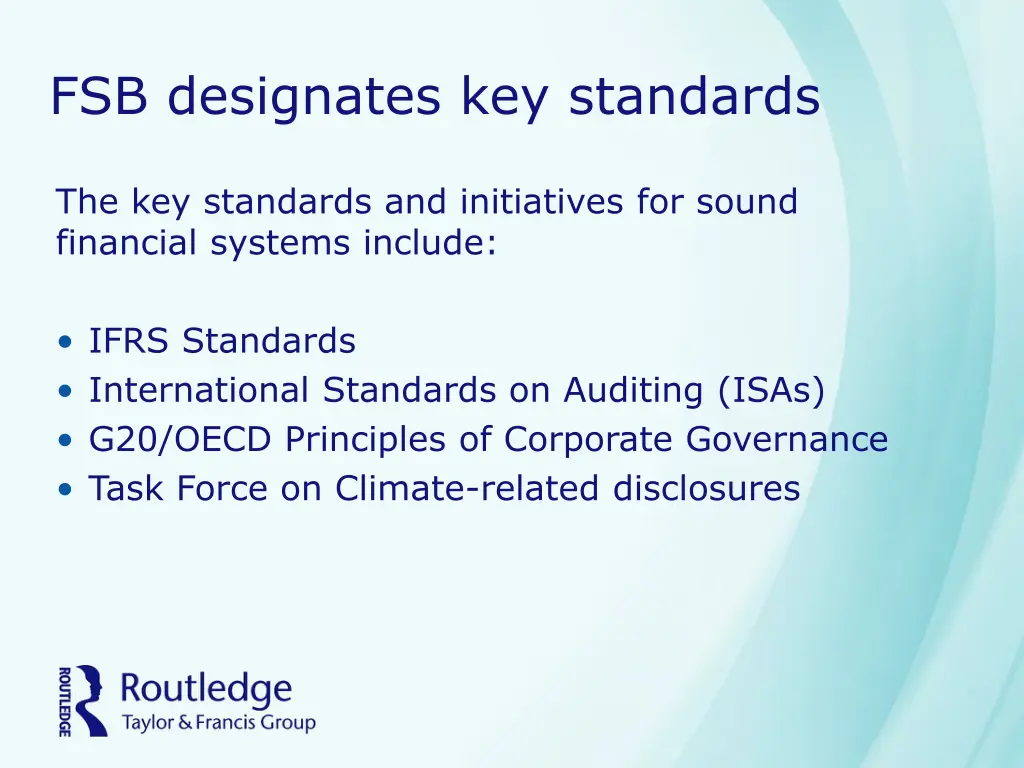 fsb designates key standards