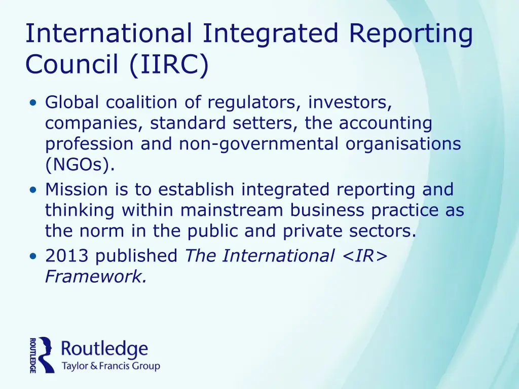 international integrated reporting council iirc