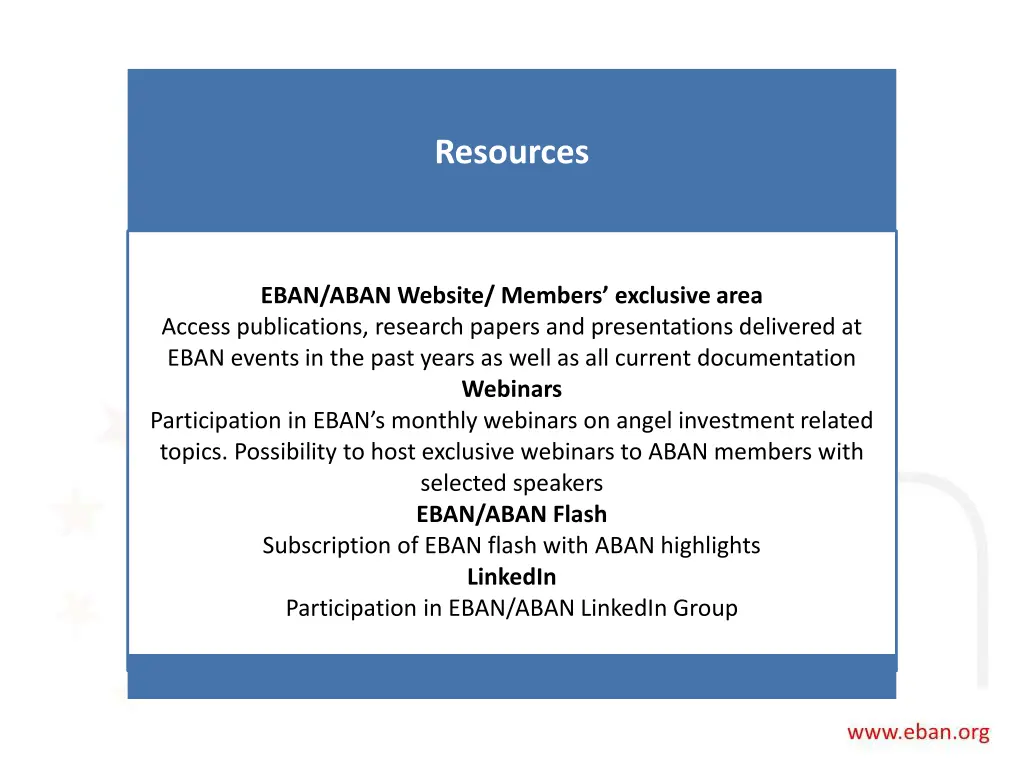 resources