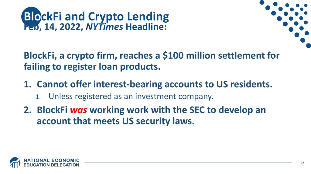 blockfi and crypto lending feb 14 2022 nytimes