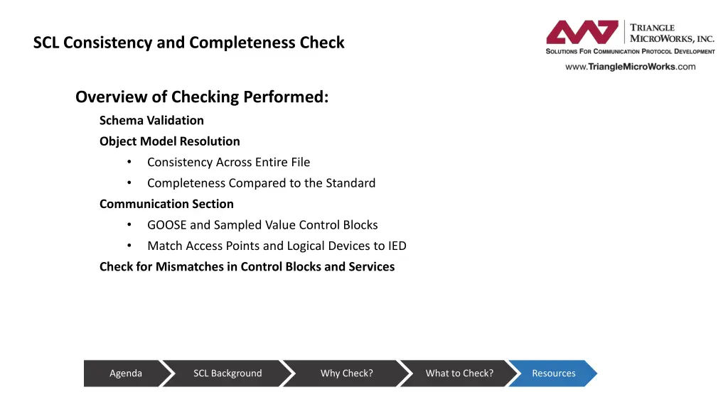 scl consistency and completeness check