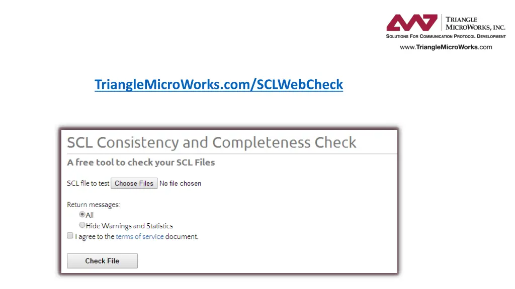 trianglemicroworks com sclwebcheck