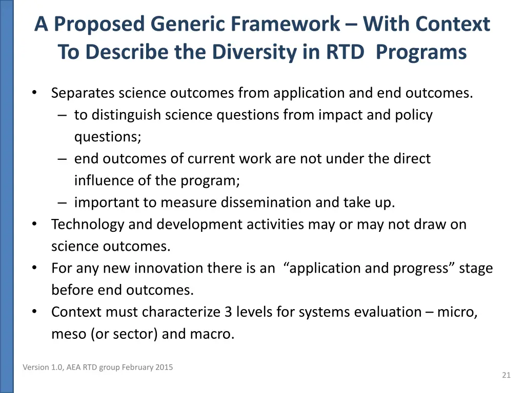 a proposed generic framework with context