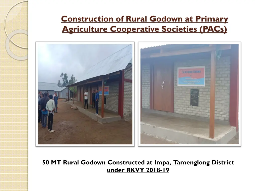 construction of rural godown at primary 1