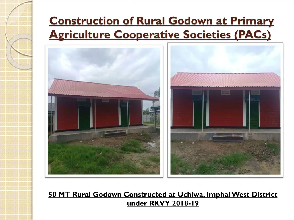 construction of rural godown at primary 3