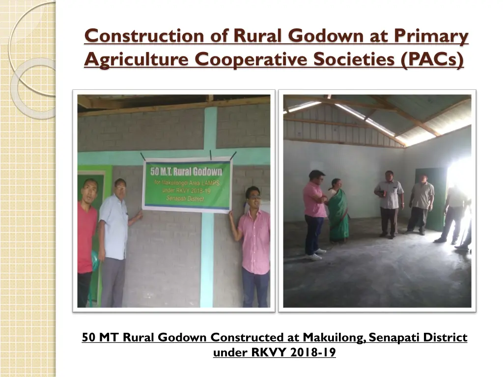 construction of rural godown at primary