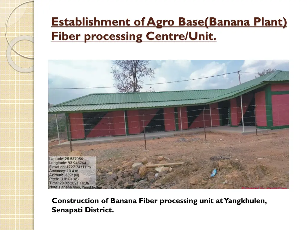 establishment of agro base banana plant fiber 1