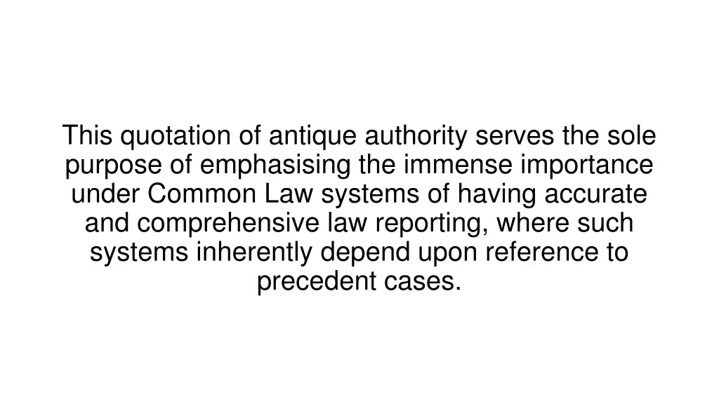 this quotation of antique authority serves