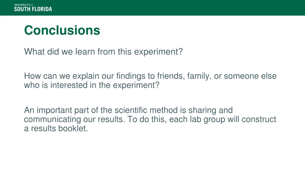 conclusions