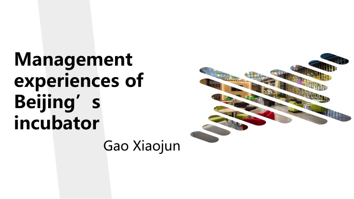 management experiences of beijing s incubator