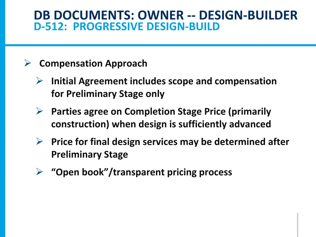 db documents owner design builder 2