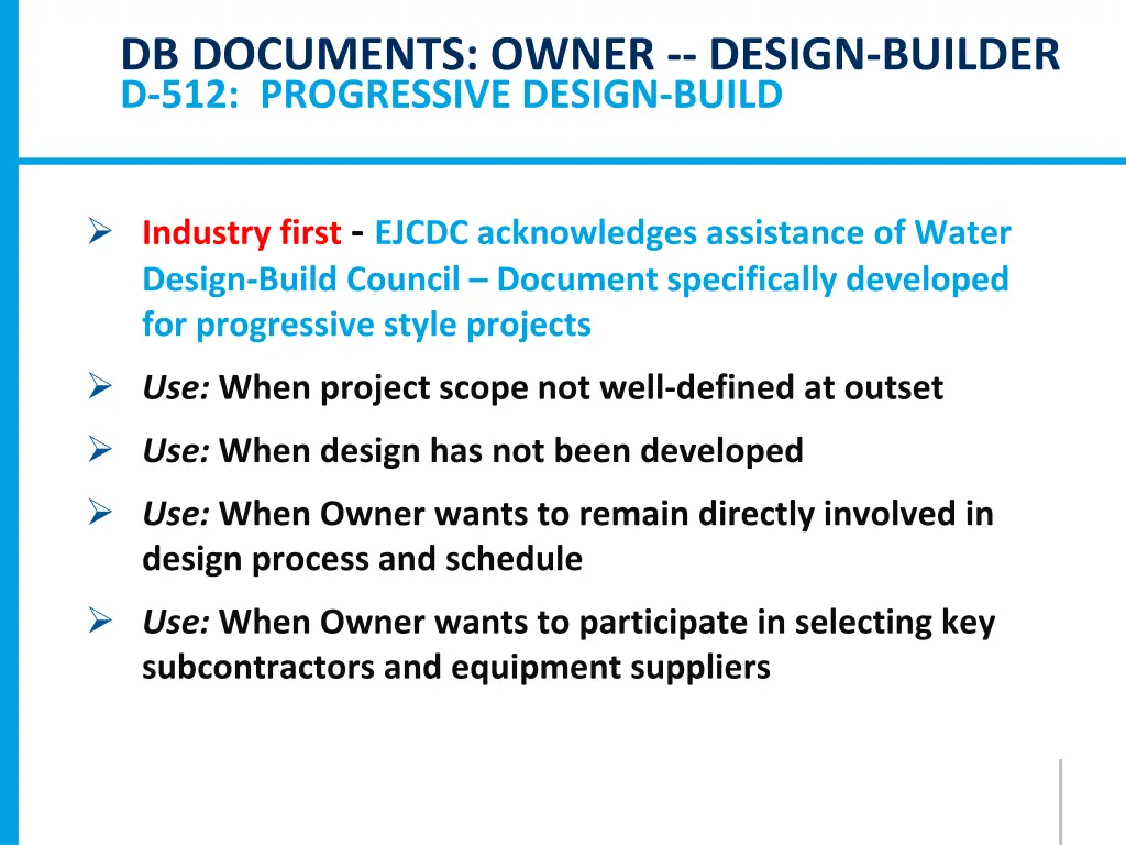 db documents owner design builder