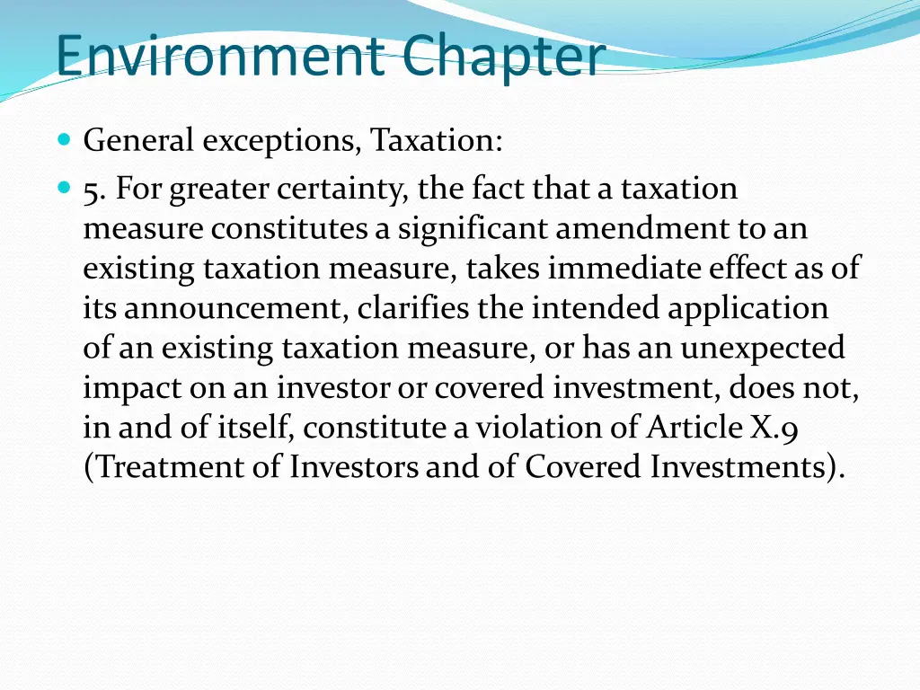environment chapter