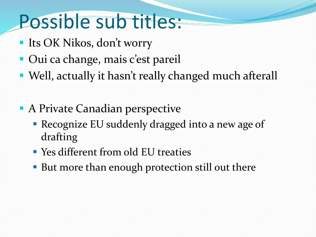 possible sub titles its ok nikos don t worry