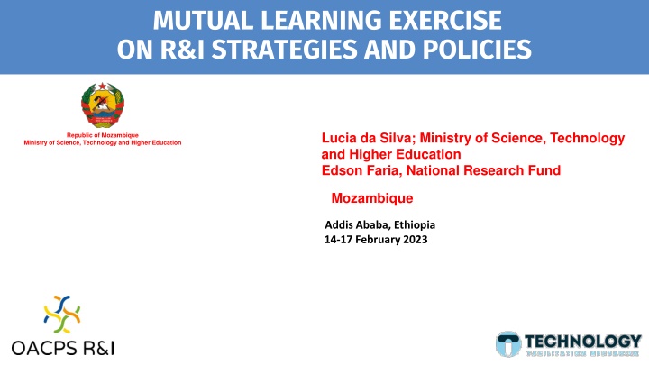 mutual learning exercise on r i strategies