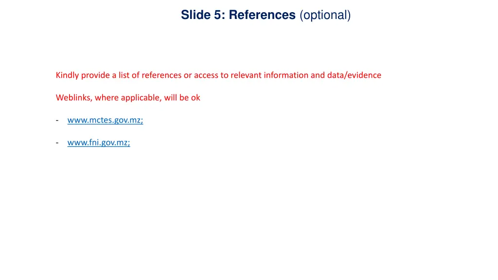 slide 5 references optional