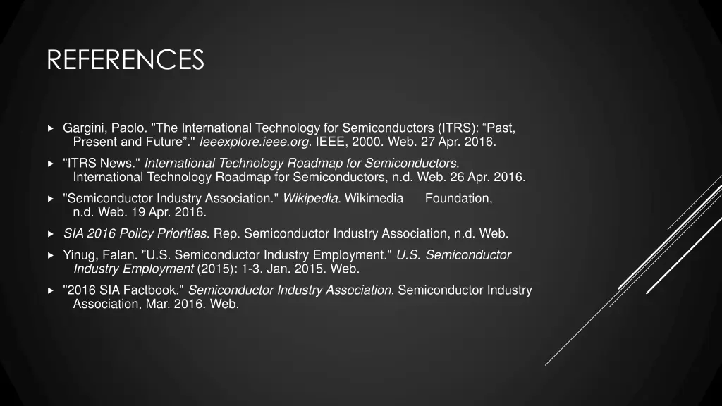references