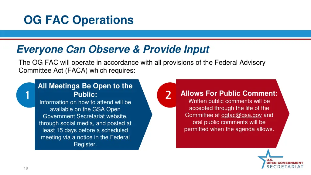 og fac operations