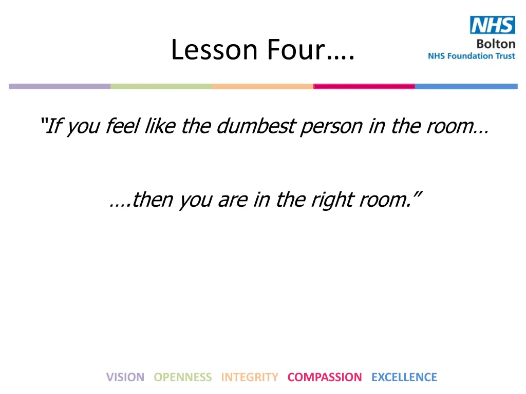 lesson four