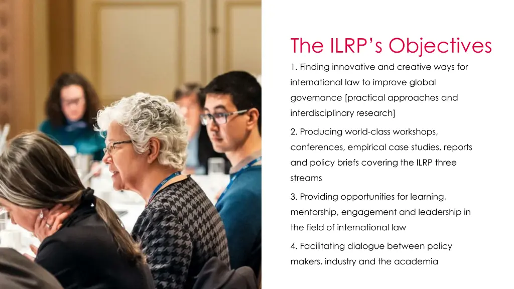 the ilrp s objectives 1 finding innovative