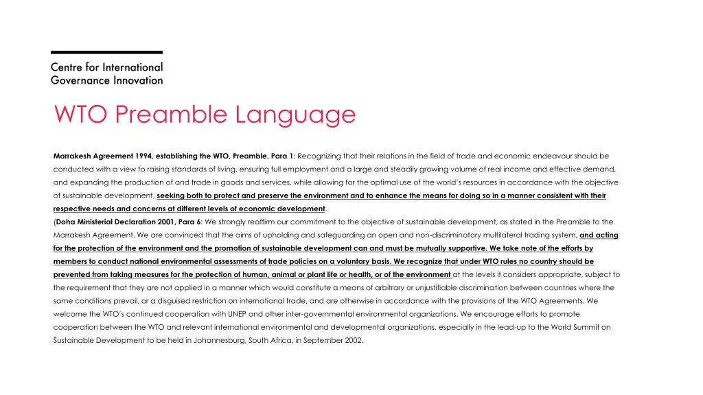 wto preamble language