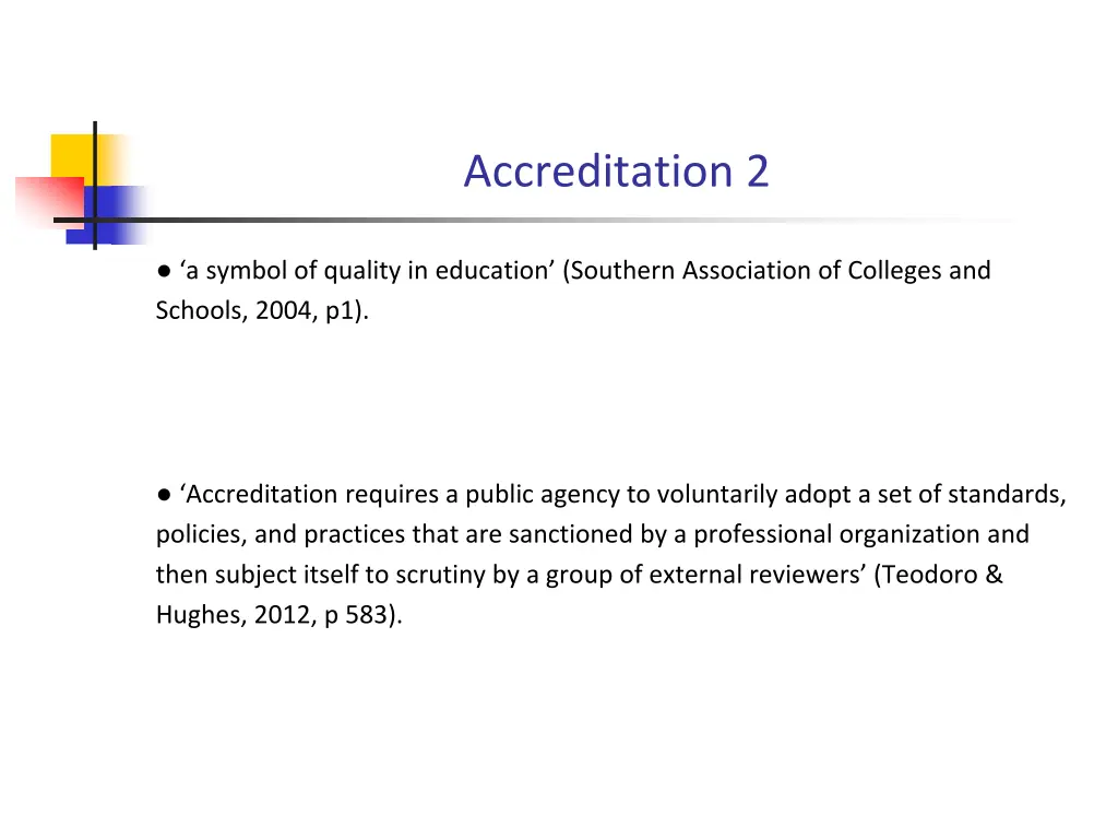 accreditation 2