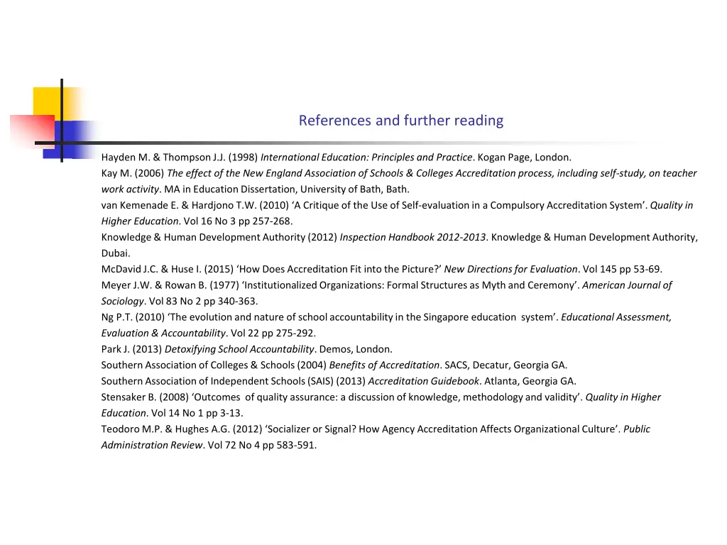 references and further reading 1