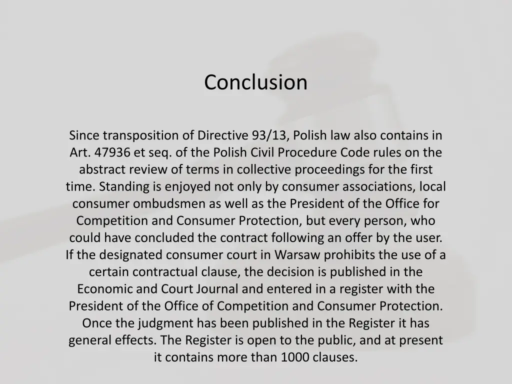 conclusion