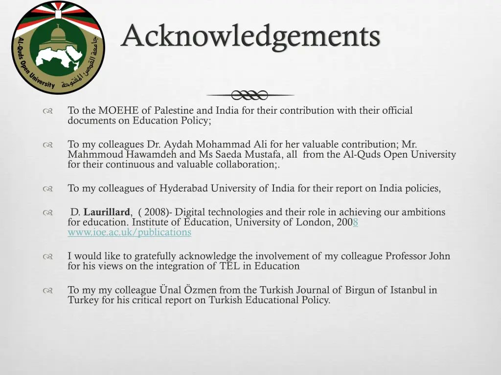 acknowledgements