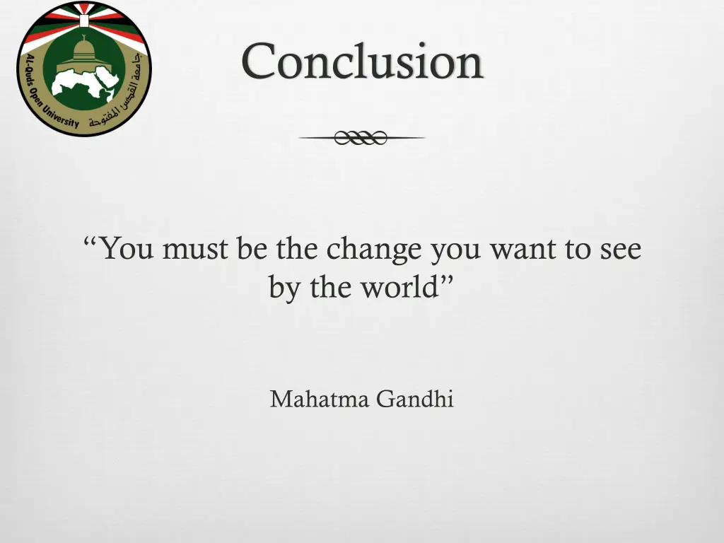conclusion