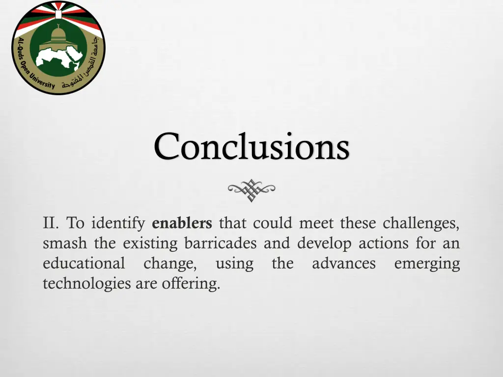 conclusions