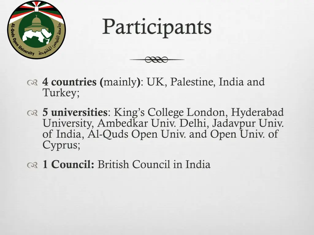 participants