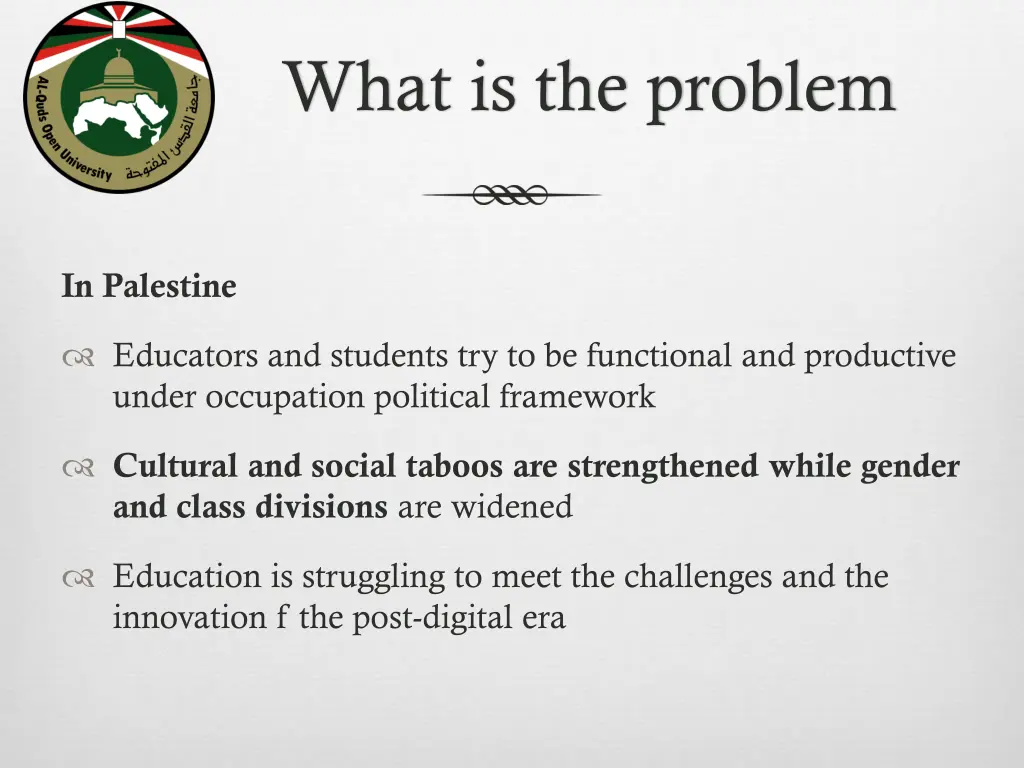 what is the problem 6