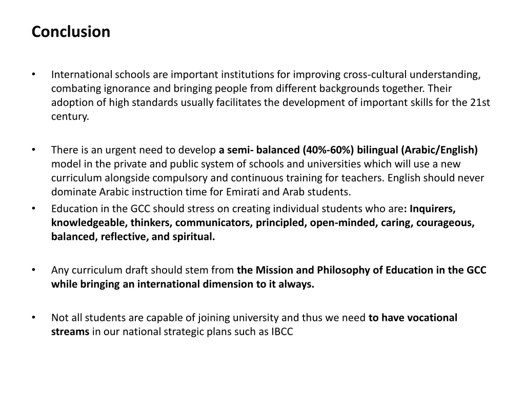 conclusion