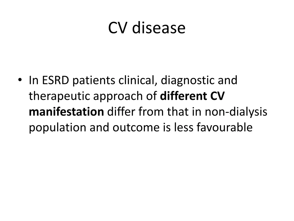 cv disease