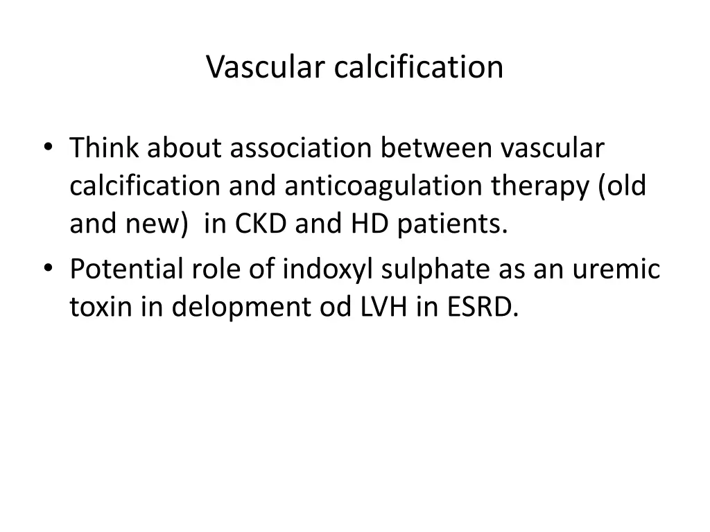 vascular calcification
