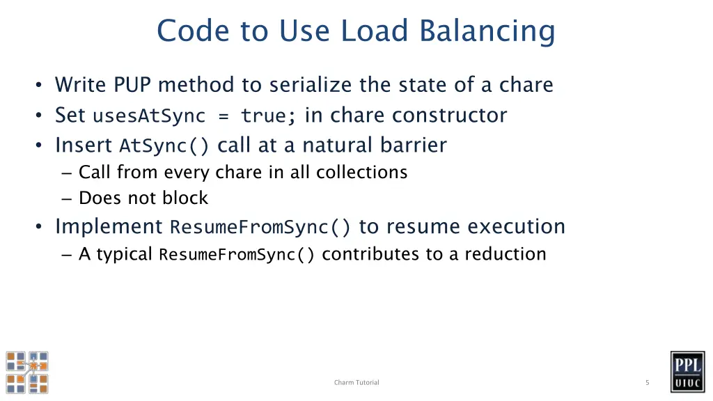 code to use load balancing