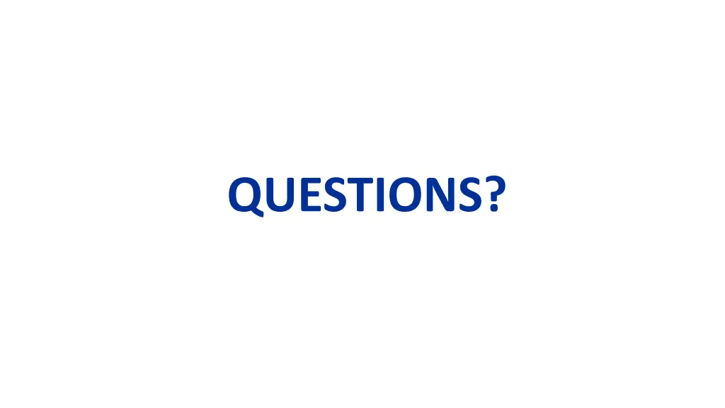 questions