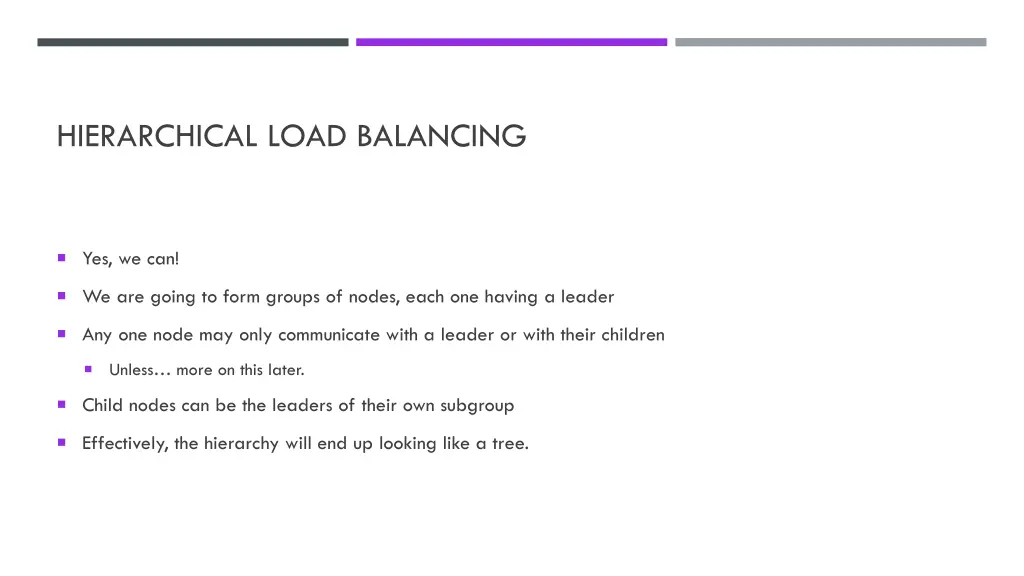 hierarchical load balancing 1