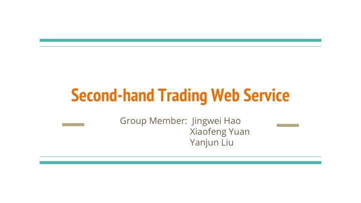 second hand trading web service