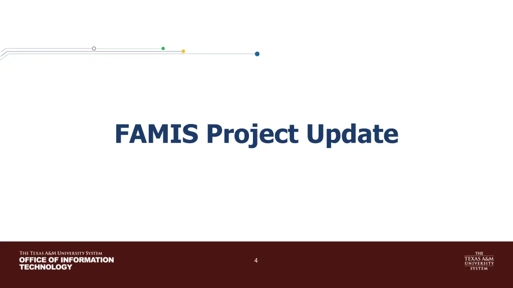 famis project update
