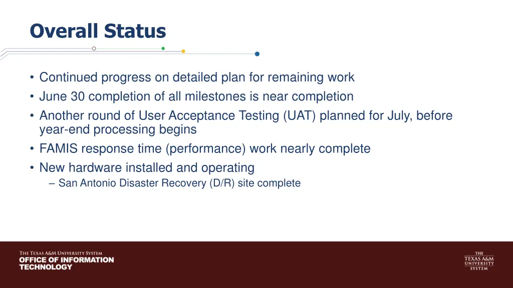 overall status