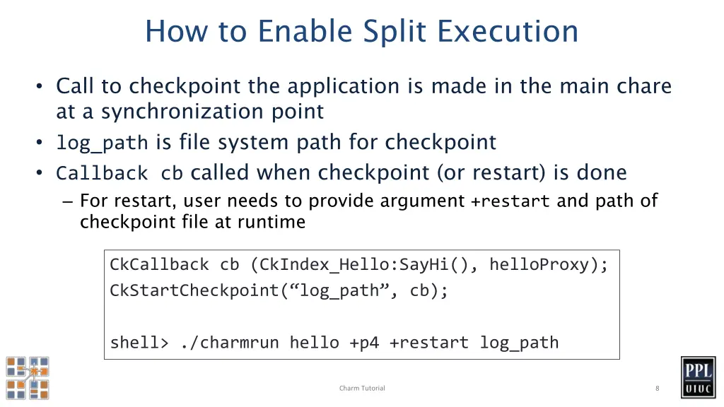 how to enable split execution