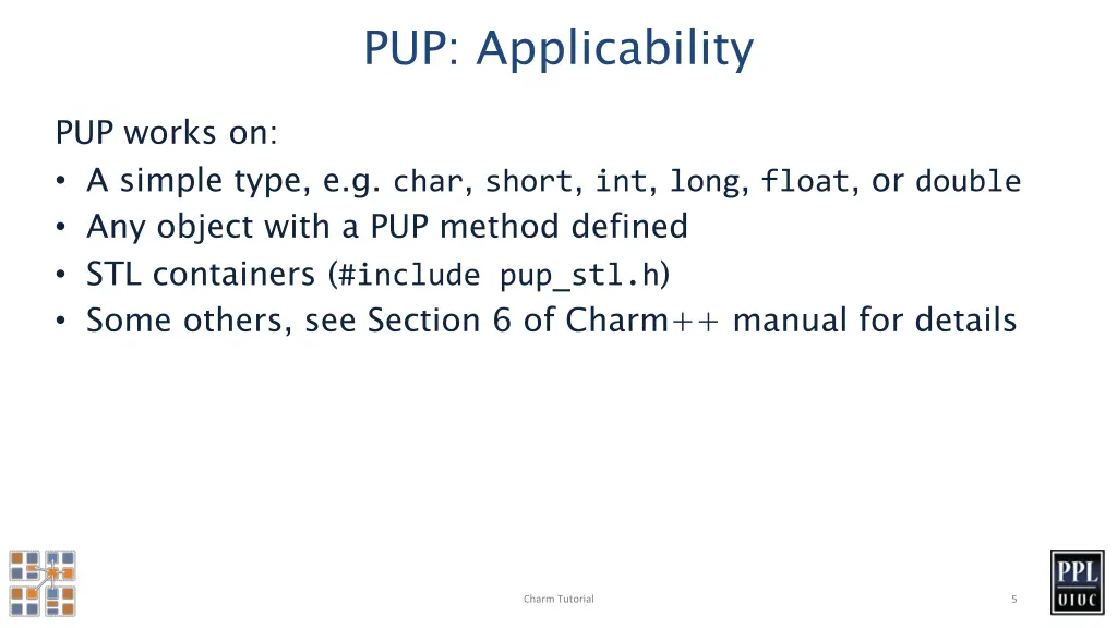 pup applicability