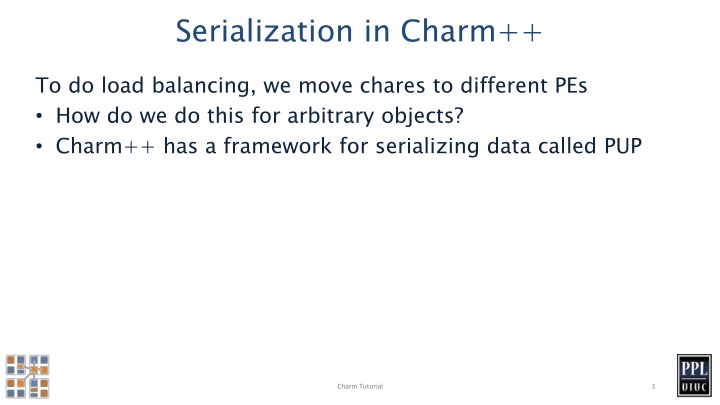 serialization in charm