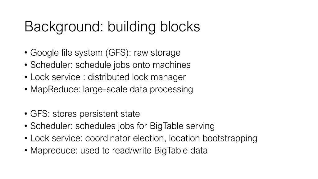 background building blocks