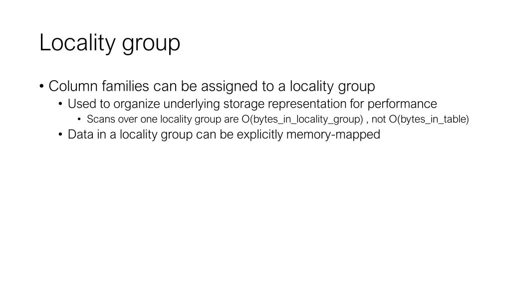 locality group