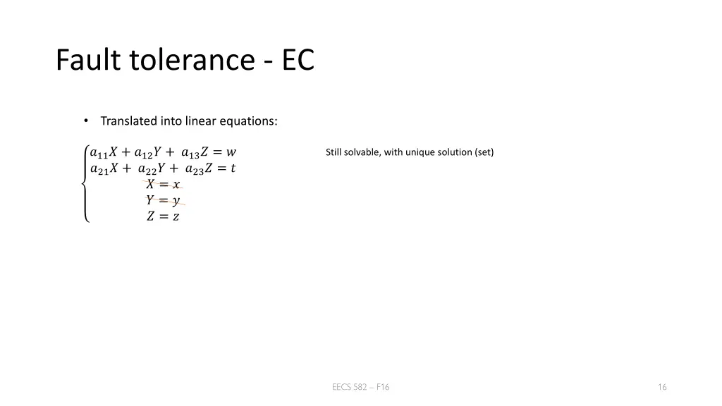 fault tolerance ec 2